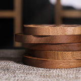 Funki Buys | Coasters | Natural Lotus Roo... - Beige - Beech / Lotus Root Coasters Set of 10 / 3.74" x 3.34" / Wood - image 8