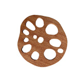 Funki Buys | Coasters | Natural Lotus Ro... - Beige - Beech / Lotus Root Coasters Set of 10 / 3.74" x 3.34" / Wood - image 21
