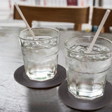 Funki Buys | Coasters | Vinyl Record Co... - 6 Pcs / Record Coaster Set + Holder / BPA Free Plastic / 4.13" x 0.98" - image 6