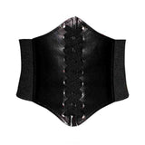 Funki Buys | Belts | Women's Goth Under Bust Cincher Belt - Style1 Black C / One Size / Polyester/PU Leather - image 2