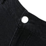 Women's Flare Jeans Mid Waist Bell Jeans - Black - Mid Waist Flares - 5XL - Denim Polyester - image 14