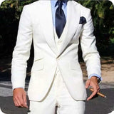 Men's Classy 3 Pcs Slim Fit Formal Suits - Brown - Light Brown / 3 Pcs Slim Fit Suit - 6XL - Polyester - image 7