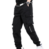 Men's Hip Hop Streetwear Cargo Pants 8XL - Black - Streetwear Cargo Pants - 8XL - Polyester - image 16
