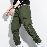 Men's Hip Hop Streetwear Cargo Pants 8XL - Black - Streetwear Cargo Pants - 8XL - Polyester - image 19