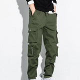 Men's Hip Hop Streetwear Cargo Pants 8XL - Black - Streetwear Cargo Pants - 8XL - Polyester - image 20