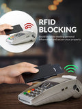 Men's Women's RFID Popup Credit Card Holder - Black - RFID Wallet - PU Leather / Aluminium - image 10