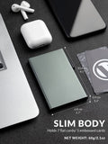 Men's Women's RFID Popup Credit Card Holder - Black - RFID Wallet - PU Leather / Aluminium - image 5