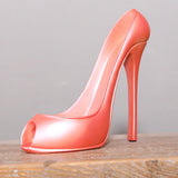 High Heel Shoe Wine Bottle Holder - Pink - High Heel Shoe Wine Bottle Holder - 8.66 x 7.48 x 3.94" - Epoxy Resin - image 7