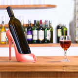High Heel Shoe Wine Bottle Holder - Pink - High Heel Shoe Wine Bottle Holder - 8.66 x 7.48 x 3.94" - Epoxy Resin - image 4