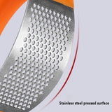 Stainless Steel Garlic Crusher - Orange - Garlic Press - 4.33 x 2.95 x 0.77" - Stainless Steel - image 9