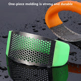 Stainless Steel Garlic Crusher - Orange - Garlic Press - 4.33 x 2.95 x 0.77" - Stainless Steel - image 11