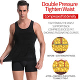 Men Gynecomastia Compression Shirt - Black - Compression Shirt - XXXL - Nylon Spandex - image 21