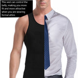 Men Gynecomastia Compression Shirt - Black - Compression Shirt - XXXL - Nylon Spandex - image 22