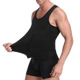 Men Gynecomastia Compression Shirt - Black - Compression Shirt - XXXL - Nylon Spandex - image 16