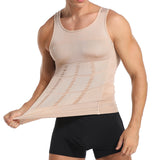 Men Gynecomastia Compression Shirt - Black - Compression Shirt - XXXL - Nylon Spandex - image 4