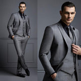 Men's Formal Wedding Attire 3 Pcs Slim Fit - Ivory - 3 Pcs Slim Suit - 5XL - Linen - image 5