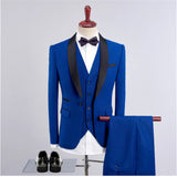 Men's Formal Wedding Attire 3 Pcs Slim Fit - Ivory - 3 Pcs Slim Suit - 5XL - Linen - image 8