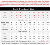 Men's 3 Pcs Tailored Double Breasted Suit - Black - 3 Pcs Suit - 6XL - Polyester - image 13
