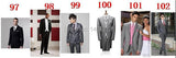 Men's Custom 3 Pcs Grooms Suit Tailcoat - Black - 3 Piece Groomsmen Tuxedo Suit - 6XL - Polyester - image 32