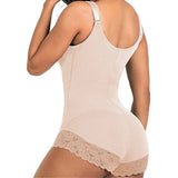 Women's Tummy Control Slimmer Suit - Black - Bodysuit Shapewear - XXXL - image 10