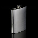 Stainless Steel Drink Flasks 1oz -10oz - Silver - A / 1 oz Hip Flask - 1 oz - 10 oz - Stainless Steel - image 17