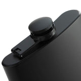 Black Stainless Steel Hip Flask 8oz - Black - Matte Black / Hip Flask - 8oz - Stainless Steel - image 3