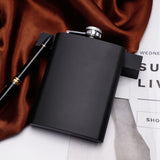Black Stainless Steel Hip Flask 8oz - Black - Matte Black / Hip Flask - 8oz - Stainless Steel - image 11