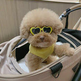 Cute Heart Shaped Pet Sunnies - Multicolored - Any 4 Colors - Small - Plastic - image 8
