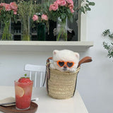 Cute Heart Shaped Pet Sunnies - Multicolored - Any 4 Colors - Small - Plastic - image 11